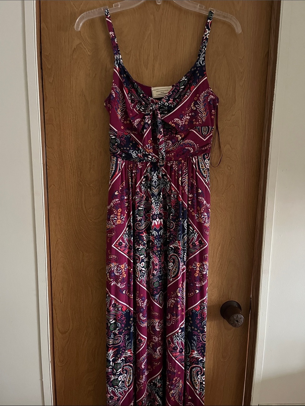 Boho paisley and floral maxi dress new